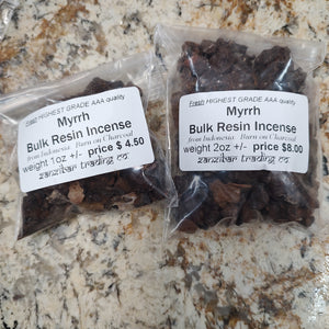 Myrrh Bulk Resin Incense