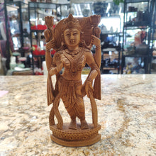 将图片加载到图库查看器，Vintage Kadam Wood Statues
