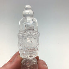 Load image into Gallery viewer, Hand-carved Quartz Crystal Tibetan Vajra With Custom Stand
