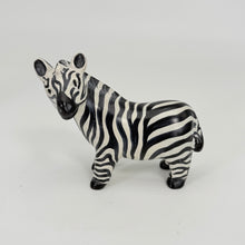 Load image into Gallery viewer, Soapstone Zebra, 5" Looking Aside

