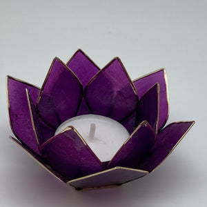 Capiz Shell Lotus 4” Tealights