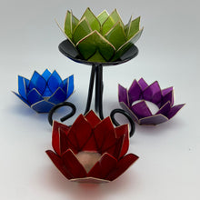 Load image into Gallery viewer, Capiz Shell Lotus 4” Tealights
