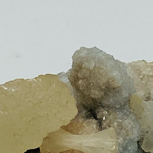 Blue Chalcedony with Staghorn Stilbite Specimen