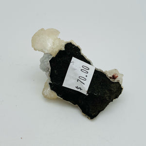 Blue Chalcedony with Staghorn Stilbite Specimen