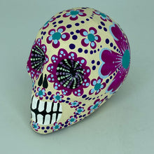 Cargar imagen en el visor de la galería, Hand Painted Paper Mache Skulls, Mexico
