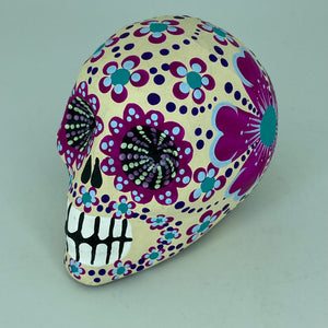 Hand Painted Paper Mache Skulls, Mexico