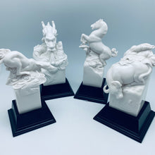 将图片加载到图库查看器，White Porcelain Zodiac Figures
