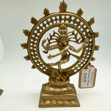 Cargar imagen en el visor de la galería, Brass Dancing Shiva Statues
