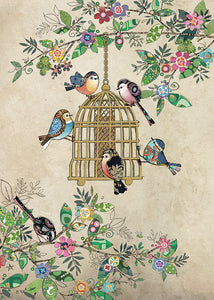 Bug Art Greeting Cards - Paper & Foil Collection (D)
