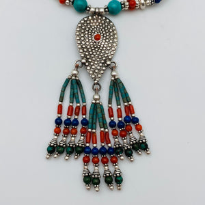Tibet style Necklace - Teardrop Charm