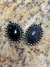 Load image into Gallery viewer, Brass and stone pendants

