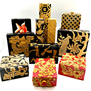 Vintage Large Verdite Boxes