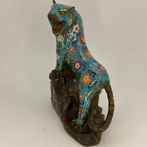 Vintage Cloisonne Tiger, Bejing China