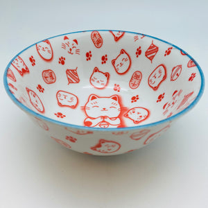 Japanese Porcelain Cat Bowls