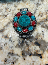 Load image into Gallery viewer, Brass and stone pendants
