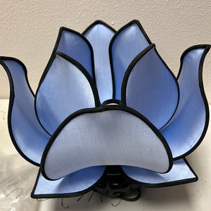 Vietnamese Silk Lotus Lamp