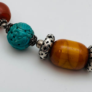 Tibet Chunky Stone Necklace