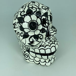 Hand Painted Paper Mache Skulls, Mexico