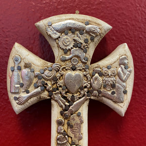 Hand Carved Milagro Cross