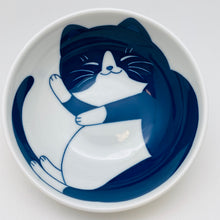 将图片加载到图库查看器，Japanese Porcelain Cat Bowls
