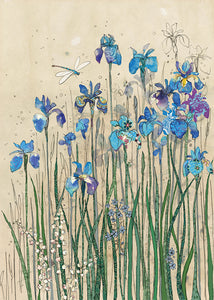 Bug Art Greeting Cards - Paper & Foil Collection (D)