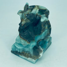 Cargar imagen en el visor de la galería, Caribbean Calcite Dragon Tealight Holder
