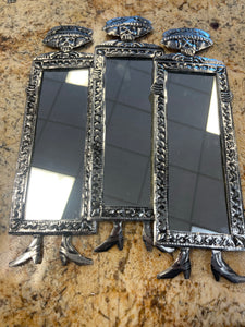 Tall Tin Figure Mirrors