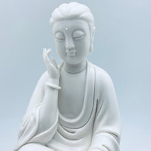 將圖片載入圖庫檢視器 White Porcelain Contemplative Quan Yin
