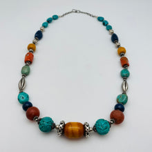 将图片加载到图库查看器，Tibet Chunky Stone Necklace
