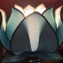 Charger l&#39;image dans la galerie, Vietnamese Silk Lotus Lamp
