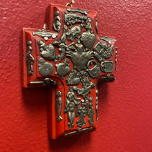 将图片加载到图库查看器，Hand Carved Milagro Cross
