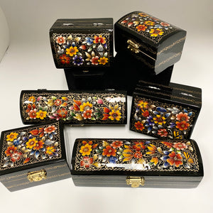 Hand Lacquered Box, Grand Master Alfonso Herrera
