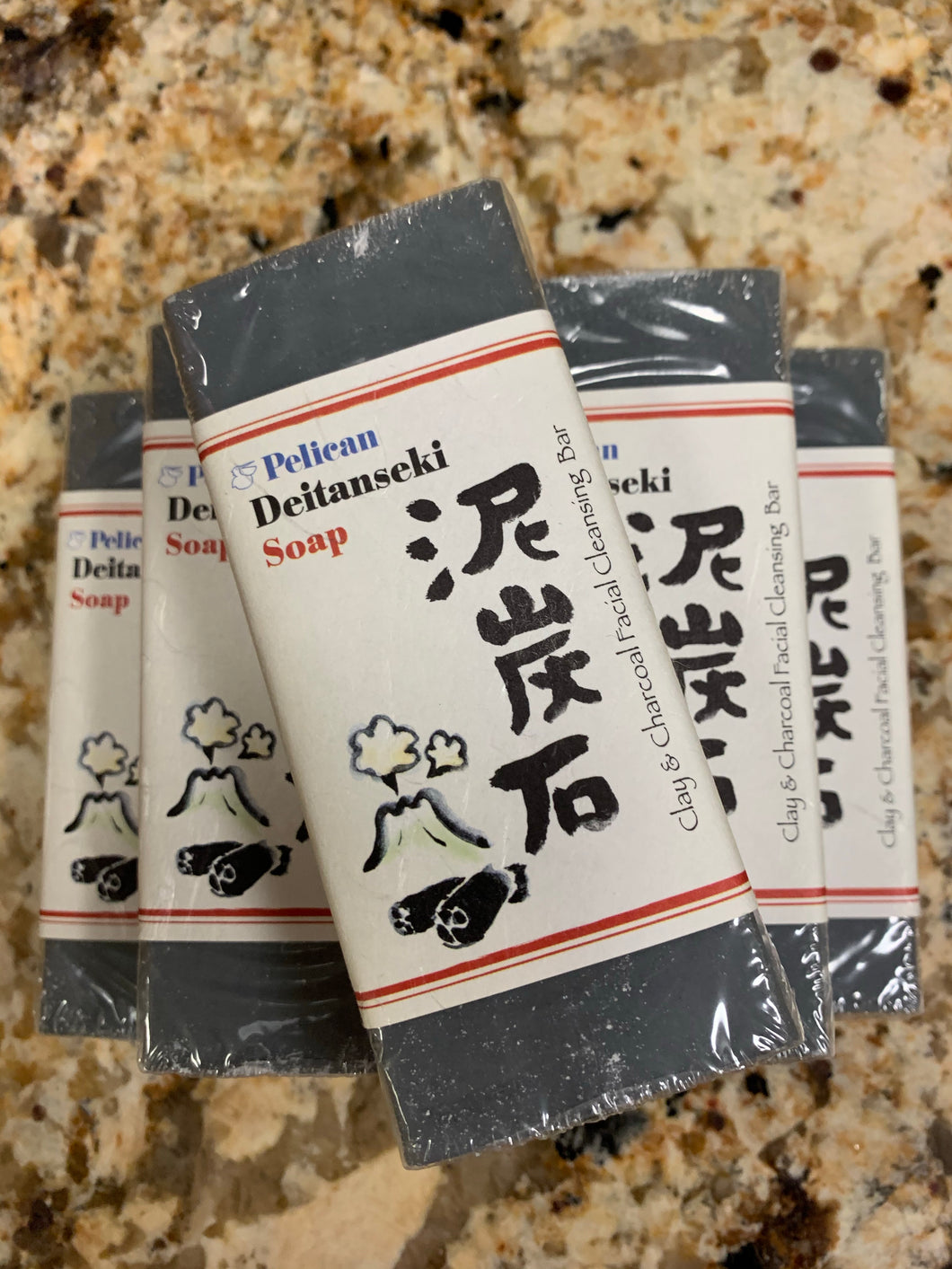 Pelican Deitanseki Clay and Charcoal Facial Cleansing Soap