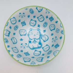 Japanese Porcelain Cat Bowls