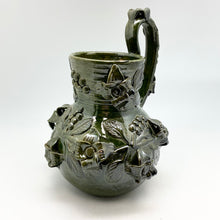 Cargar imagen en el visor de la galería, Green Pottery Pitchers/Vases From Mexico
