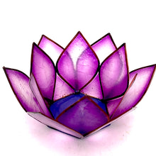 Load image into Gallery viewer, Capiz Shell Lotus 4” Tealights
