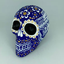 Cargar imagen en el visor de la galería, Hand Painted Paper Mache Skulls, Mexico
