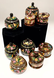 Hand Lacquered Containers By Irma