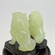 将图片加载到图库查看器，Jade Fu Dogs carving
