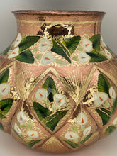 Load image into Gallery viewer, Large Round Copper Vase from Santa Clara Del Cobre
