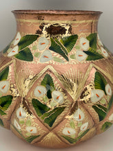 将图片加载到图库查看器，Large Round Copper Vase from Santa Clara Del Cobre
