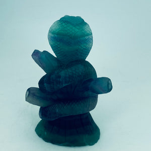 Hand Carved Fluorite Cobra
