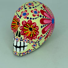 Cargar imagen en el visor de la galería, Hand Painted Paper Mache Skulls, Mexico
