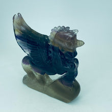 Cargar imagen en el visor de la galería, Hand Carved Fluorite Unicorn/Pegasus
