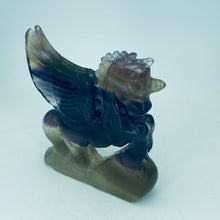 Load image into Gallery viewer, Hand Carved Fluorite Unicorn/Pegasus
