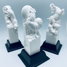 将图片加载到图库查看器，White Porcelain Zodiac Figures
