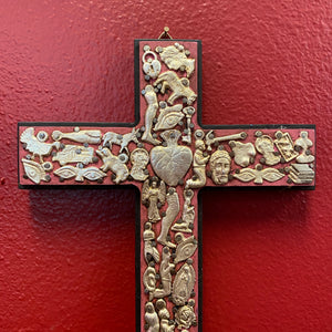 Hand Carved Milagro Cross