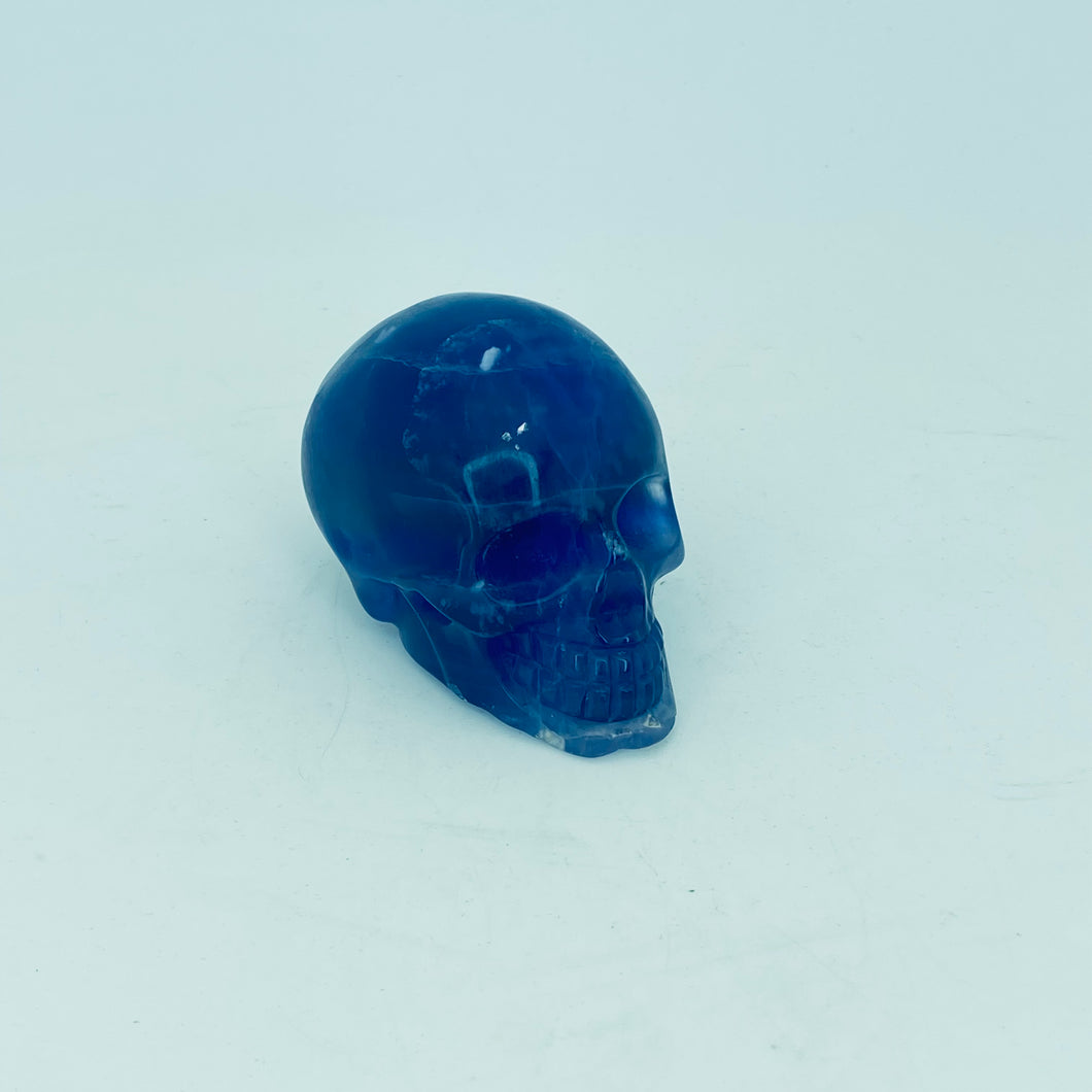 Hand Carved Fluorite Skulls