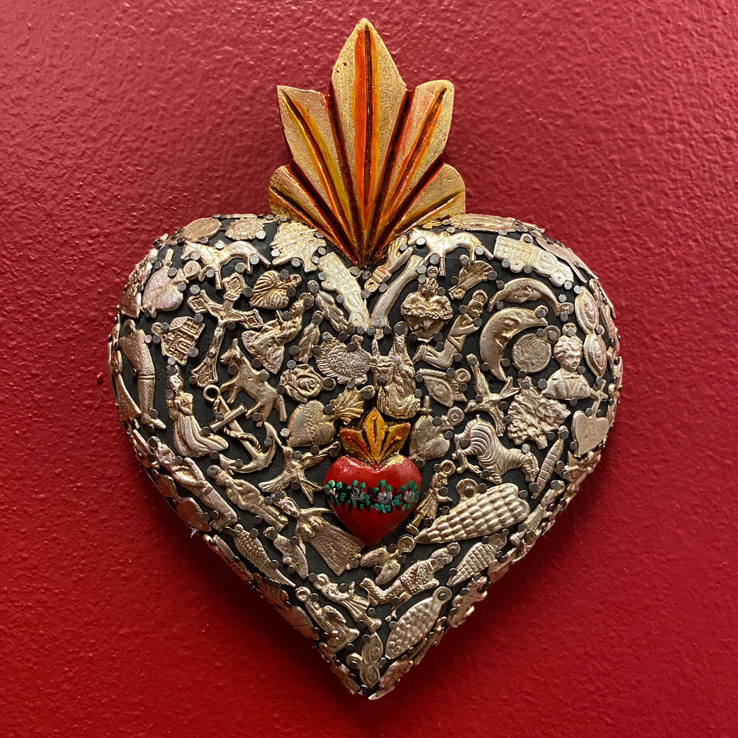 Carved Milagro Heart