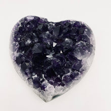 Load image into Gallery viewer, Amethyst Heart and Star Stone
